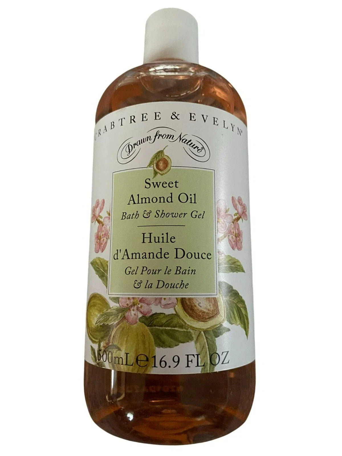 Crabtree & Evelyn Sweet Almond Oil Bath & Shower Gel 16.9 Fl oz