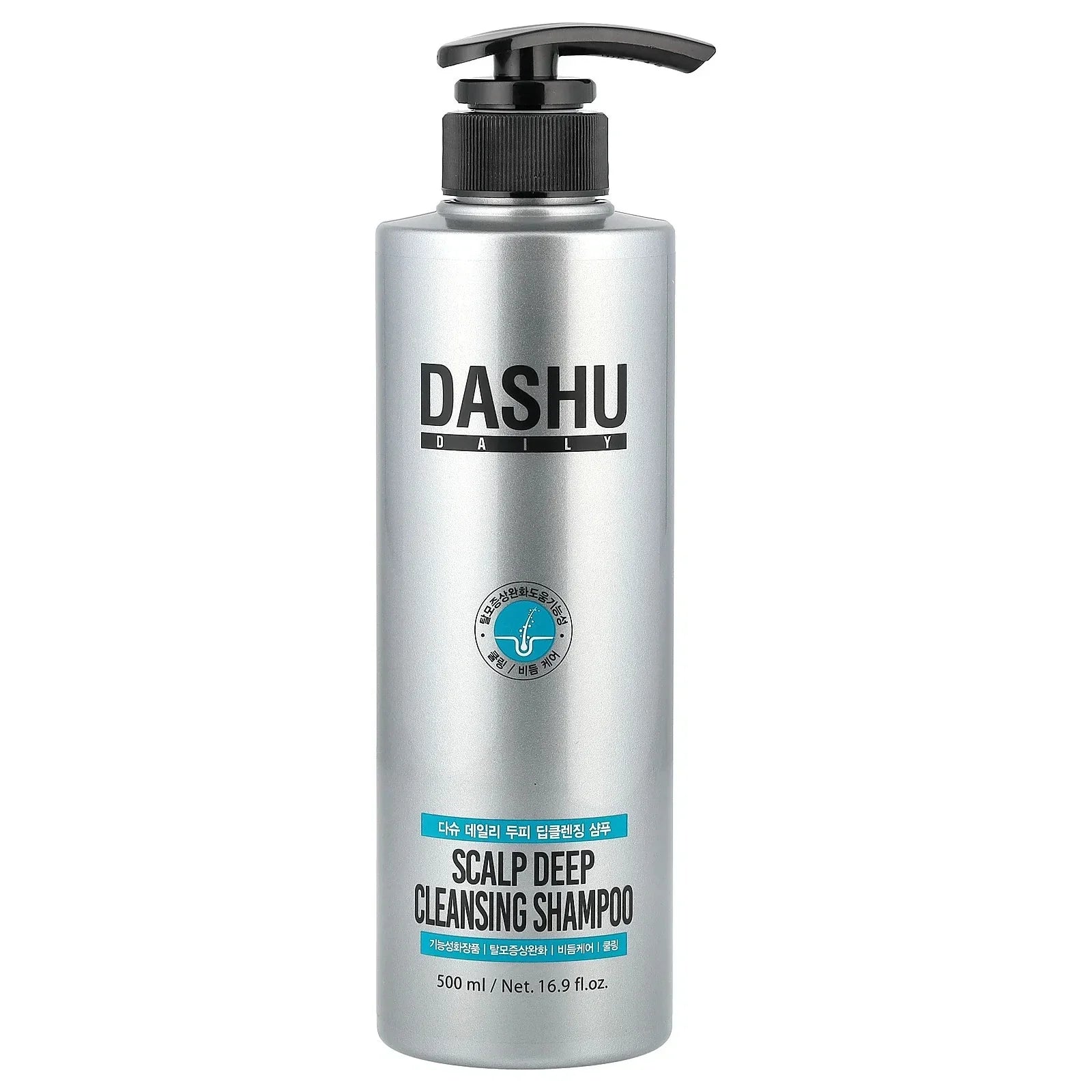 Daily, Scalp Deep Cleansing Shampoo, 16.9 fl oz (500 ml)